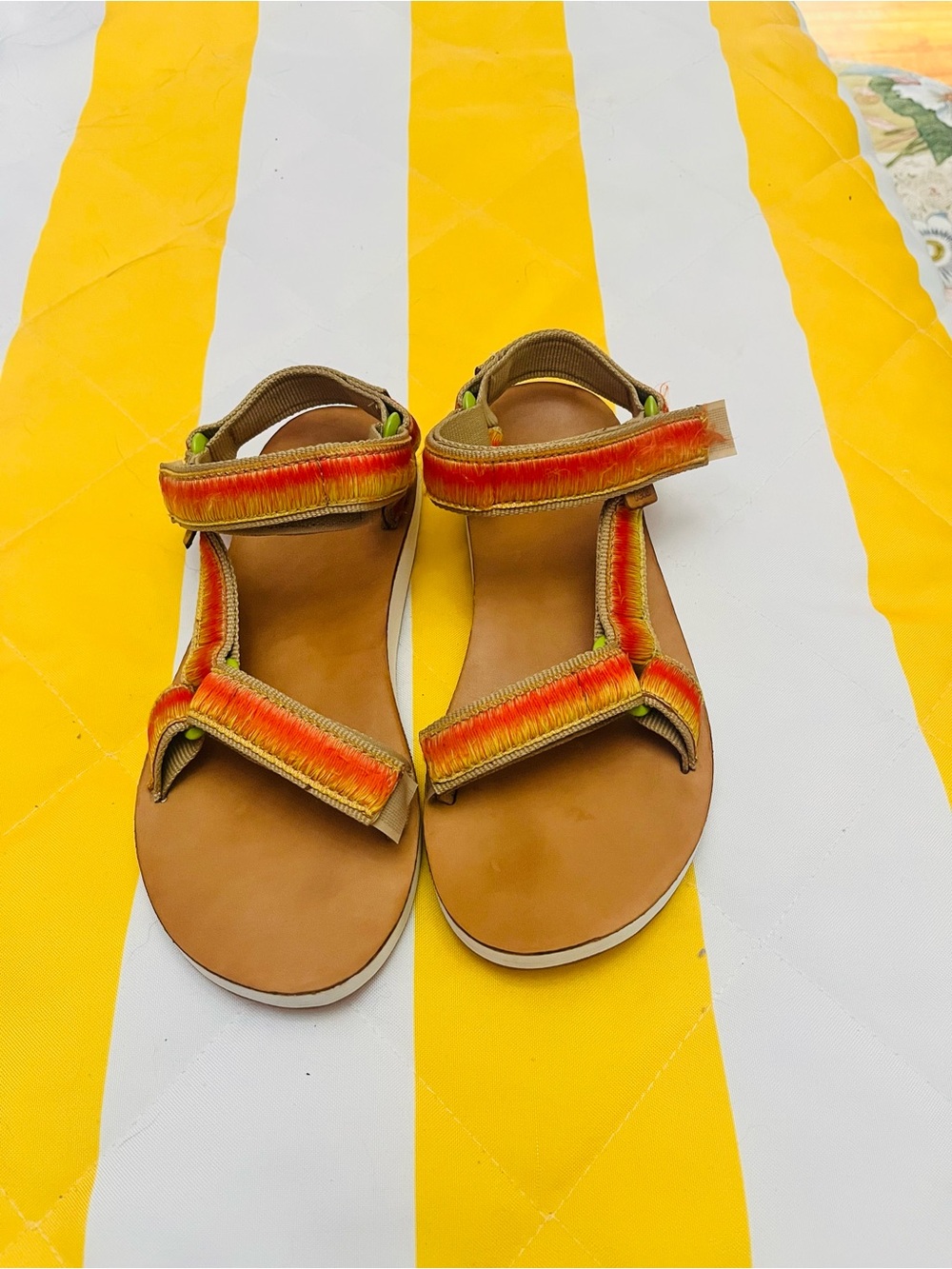 Teva Kids Gradient Orange Strap Sandals